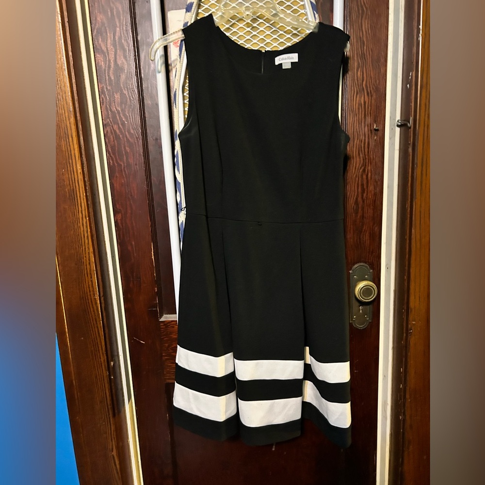 Black and white dress